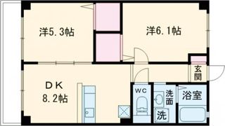 フォブール道後の間取り画像