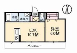 グランフラーヴ天神の間取り画像