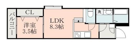 REIM易居町の間取り画像