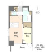 S-RESIDENCE松屋町asenceの間取り画像