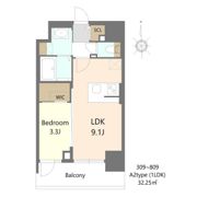 S-RESIDENCE松屋町asenceの間取り画像
