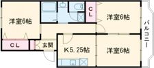 エスポワールコマツ参番館の間取り画像