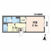 シャーメゾン リヴィエール小津の間取り画像