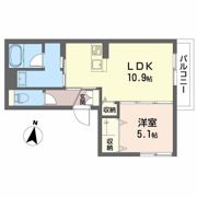 シャーメゾン リヴィエール小津の間取り画像