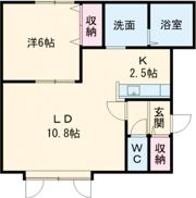 メゾン・ド・ユウキⅢAの間取り画像