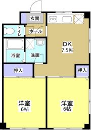 グランドールⅢの間取り画像