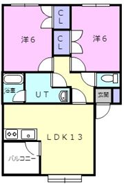 レジュール24の間取り画像