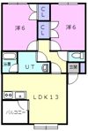 レジュール24の間取り画像