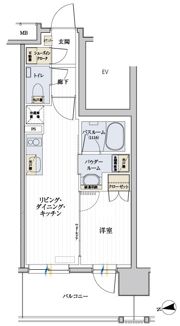 デュオステージ相模大塚の間取り画像