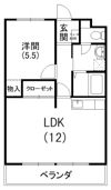 マンション歩の間取り画像
