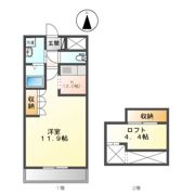 クローバーハウスCの間取り画像