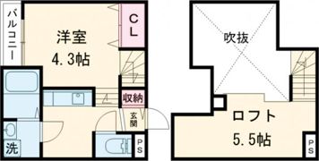 Y'sスクエア三里町の間取り画像