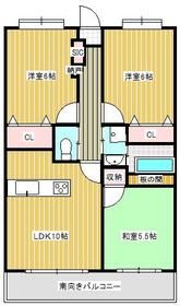 シェーンベルク安東の間取り画像