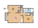 フラッツ久山の間取り画像
