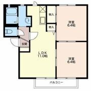 フローラ Eの間取り画像