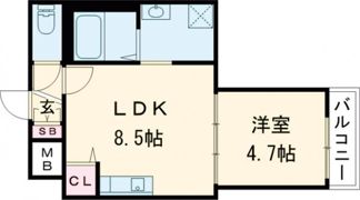 Habitasion京口の間取り画像