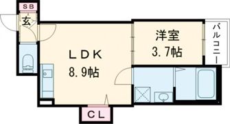 Habitasion京口の間取り画像