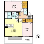 フォレスタ小津の間取り画像