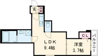 Habitasion京口の間取り画像