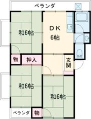 まつきマンションの間取り画像