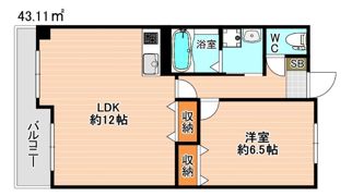 ジャミロ小倉の間取り画像