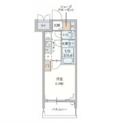 プランドール新北野の間取り画像