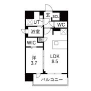 ファステート大阪グラッシュ（旧プランドール新北野）の間取り画像