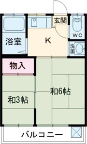 レジデンス中島の間取り画像