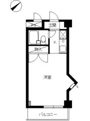スカイコート生麦の間取り画像