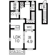 アリエッタA棟の間取り画像