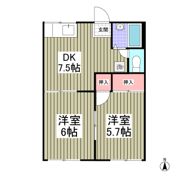 グランデュール萩園の間取り画像