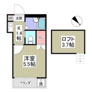 フリーダムB棟の間取り画像