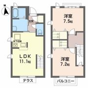 COZY HILLS Bの間取り画像