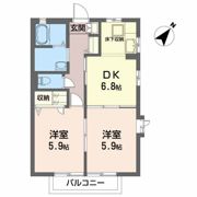 ヴィルヌーブTの間取り画像