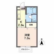 シャーメゾン矢巾 Dの間取り画像