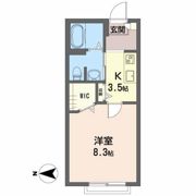 シャーメゾン静Bの間取り画像