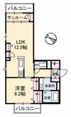 メゾンこころ B棟 （BELS認証）の間取り画像