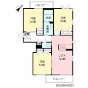 クレールガーデン小山の間取り画像