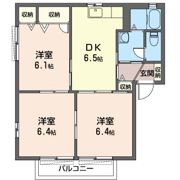 ラフォーレ ハピネスAの間取り画像