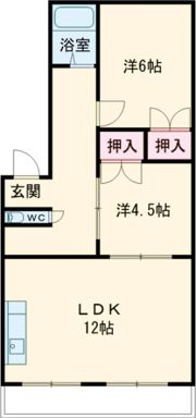 マンションアリスAの間取り画像