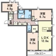 メゾン流星台の間取り画像