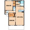 クラヴィエ赤坂Aの間取り画像