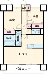 モーント米山弐番館の間取り画像
