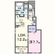 テライオ 村前の間取り画像