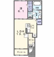 カルムの間取り画像