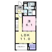 クレシエンテ ひばりの間取り画像