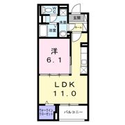 クレシエンテ ひばりの間取り画像