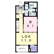 クレシエンテ ひばりの間取り画像