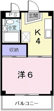 シティハイツ西本YSの間取り画像