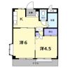 神山ハイツⅢの間取り画像